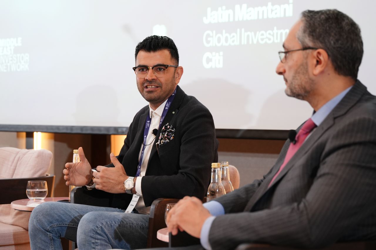 Dipesh Savani in a fireside discussion on stage